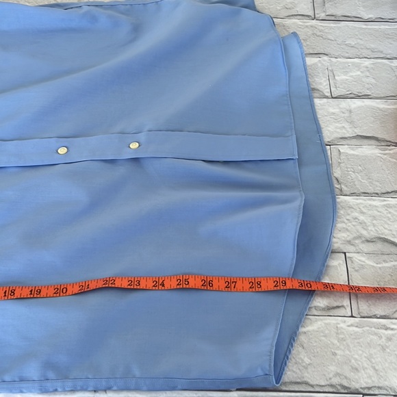 Donald J. Trump  non iron men’s button down blue shirt size 34/35 - Picture 11 of 11